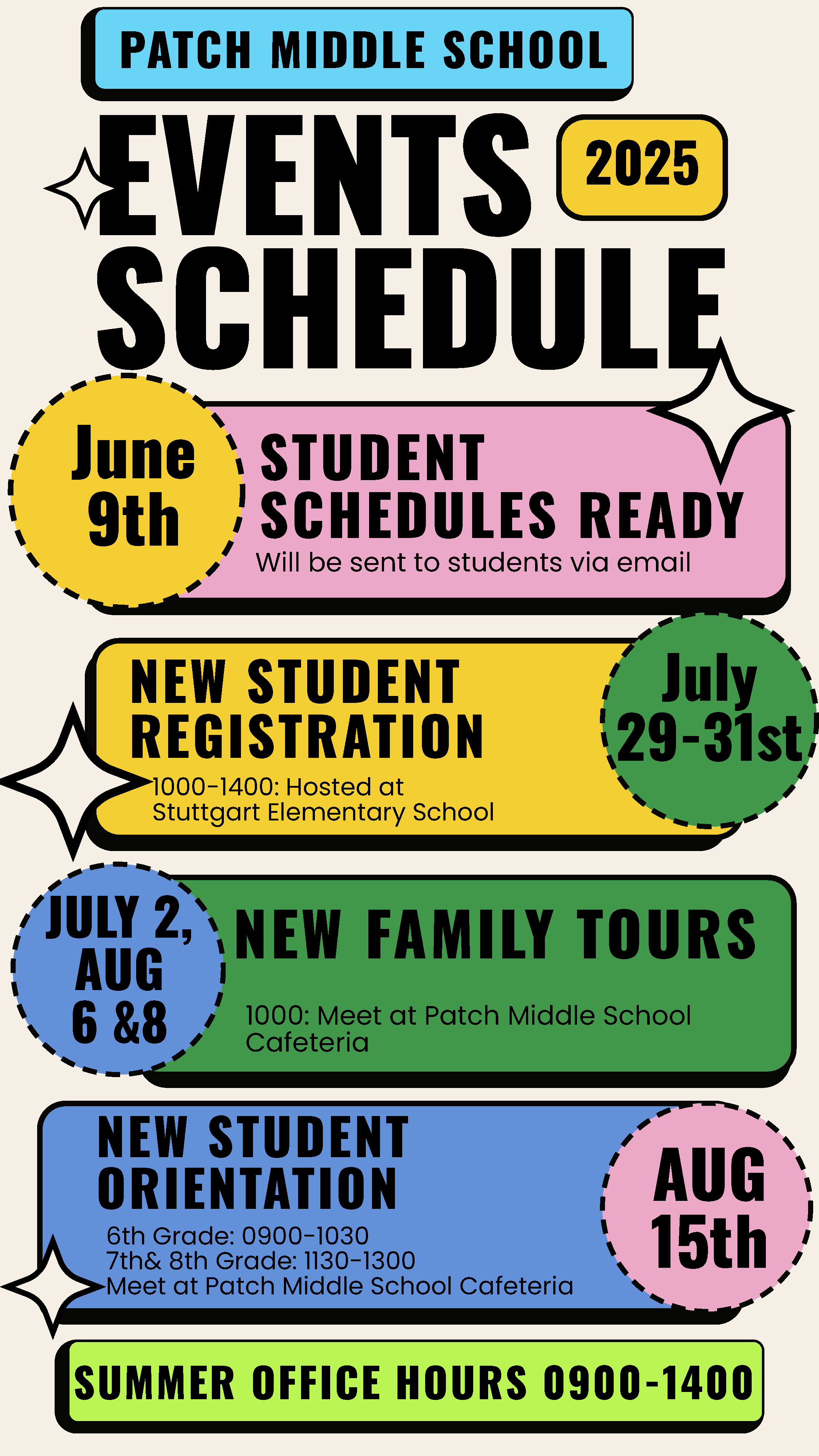 Summer Events 2025