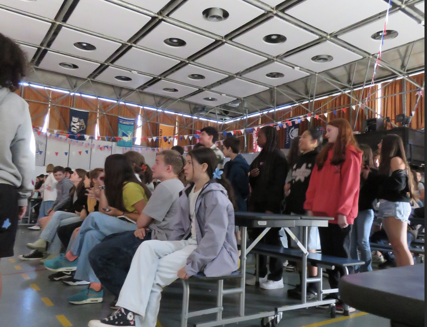 Choir students performing at spring 2025 concert