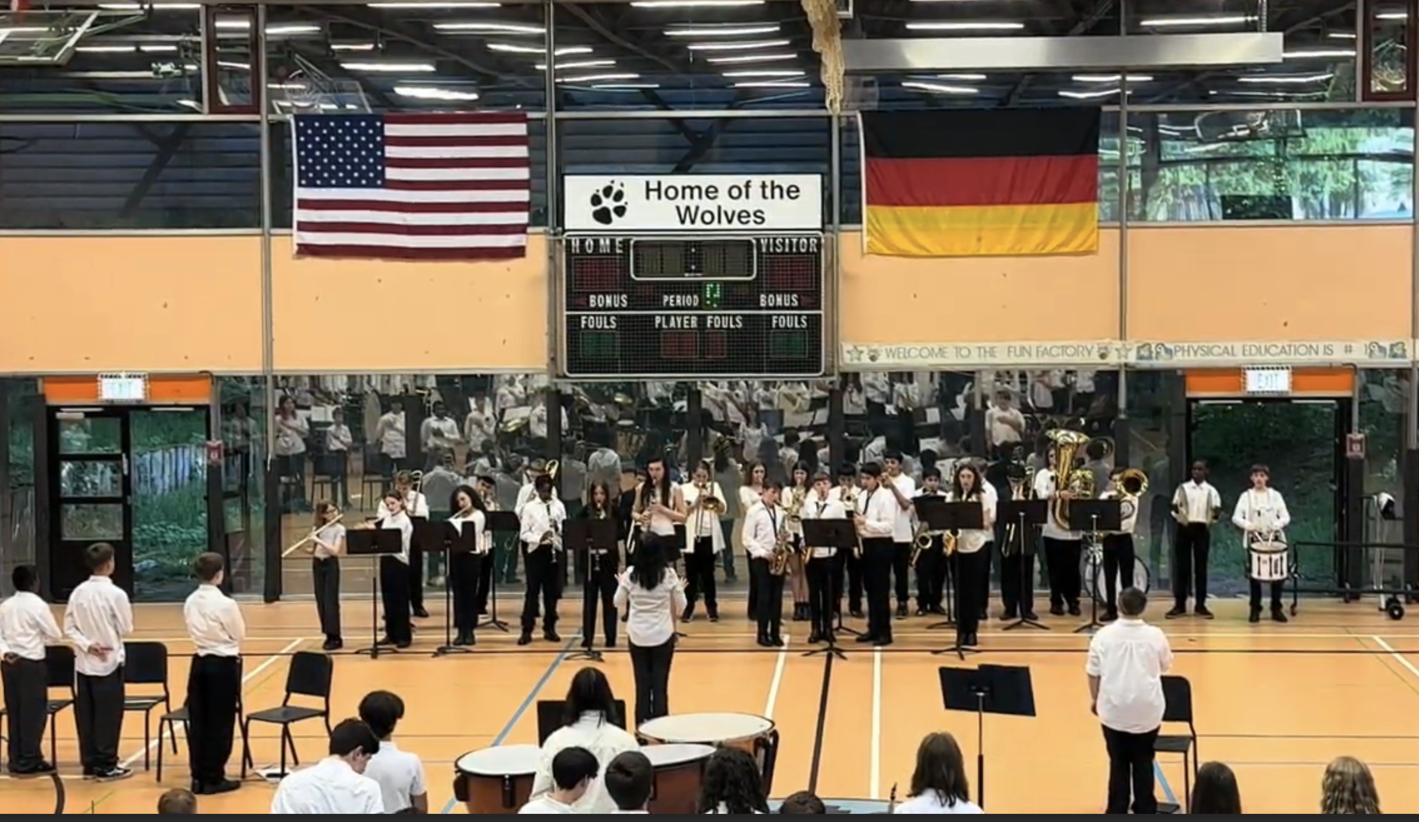 Band students perform in Spring 2025 Concert