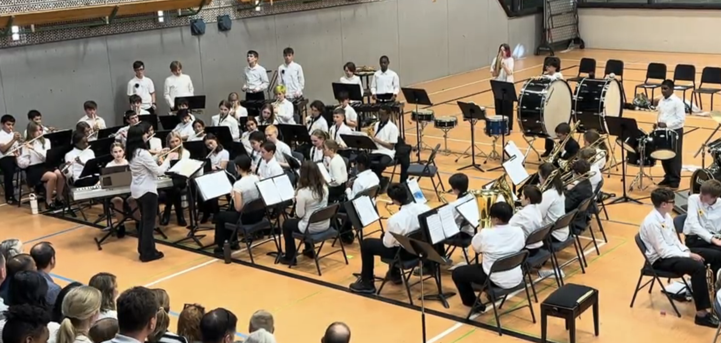 Band students perform in Spring 2025 Concert