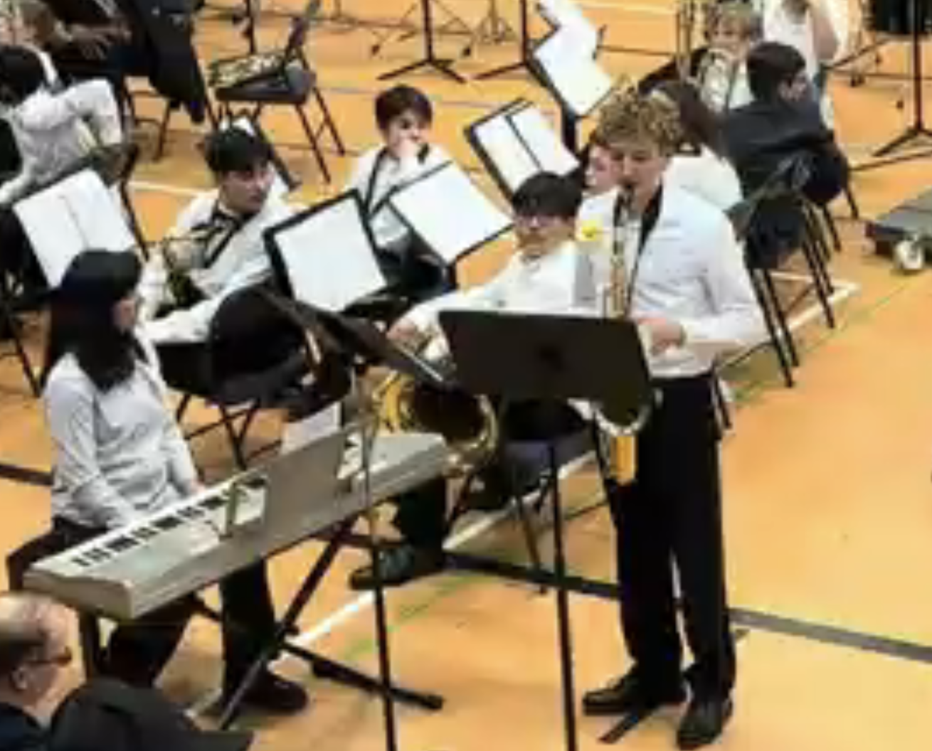 Band students perform in Spring 2025 Concert