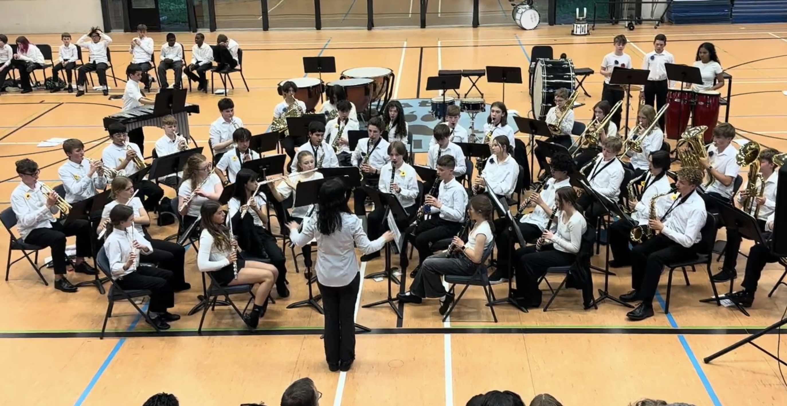 Band students perform in Spring 2025 Concert