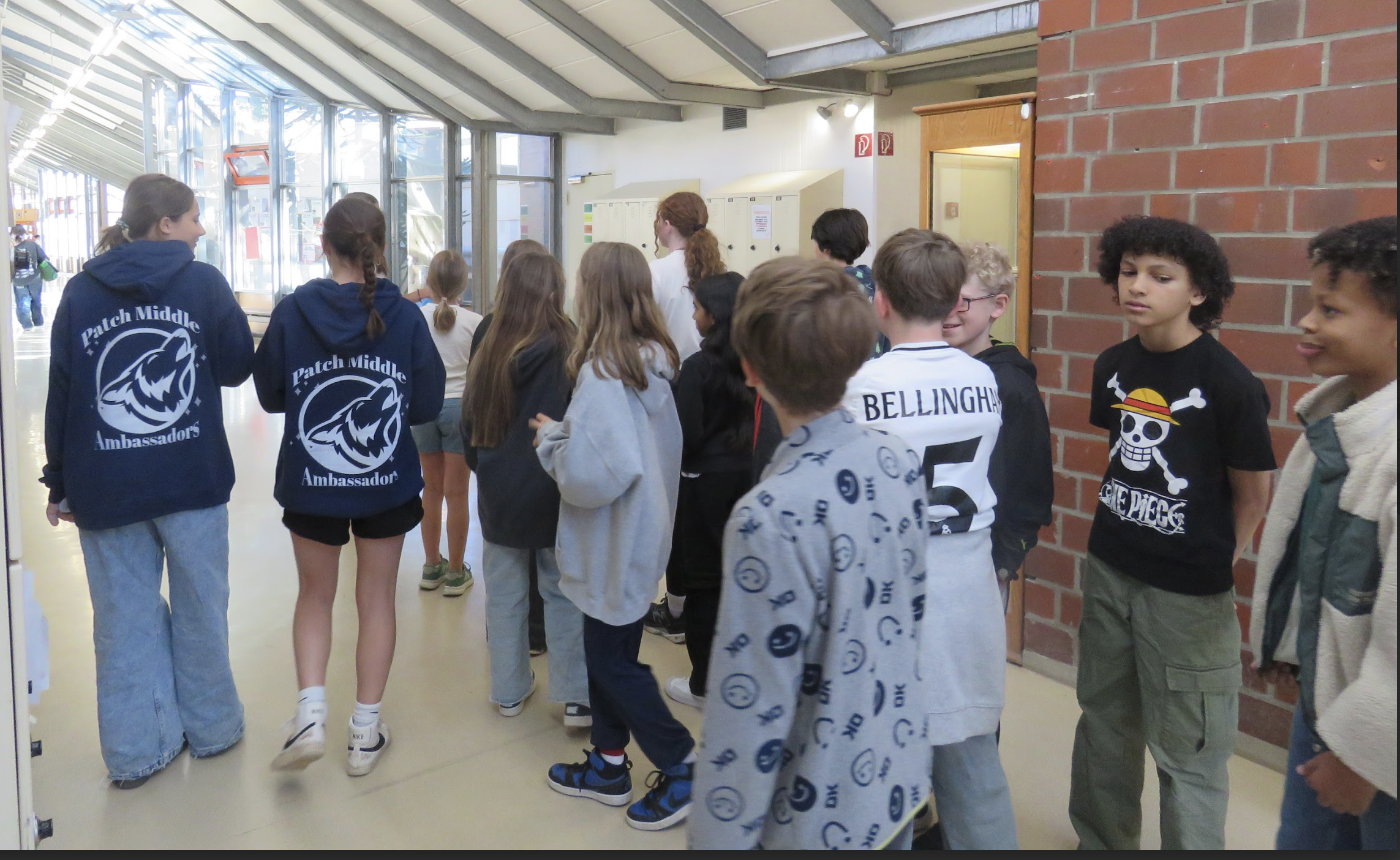 5th grade students attend orientation at Patch MS